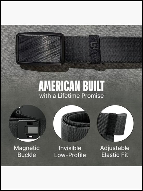 Unisex Adjustable Elastic Belt with Magnetic Clasp main image 7